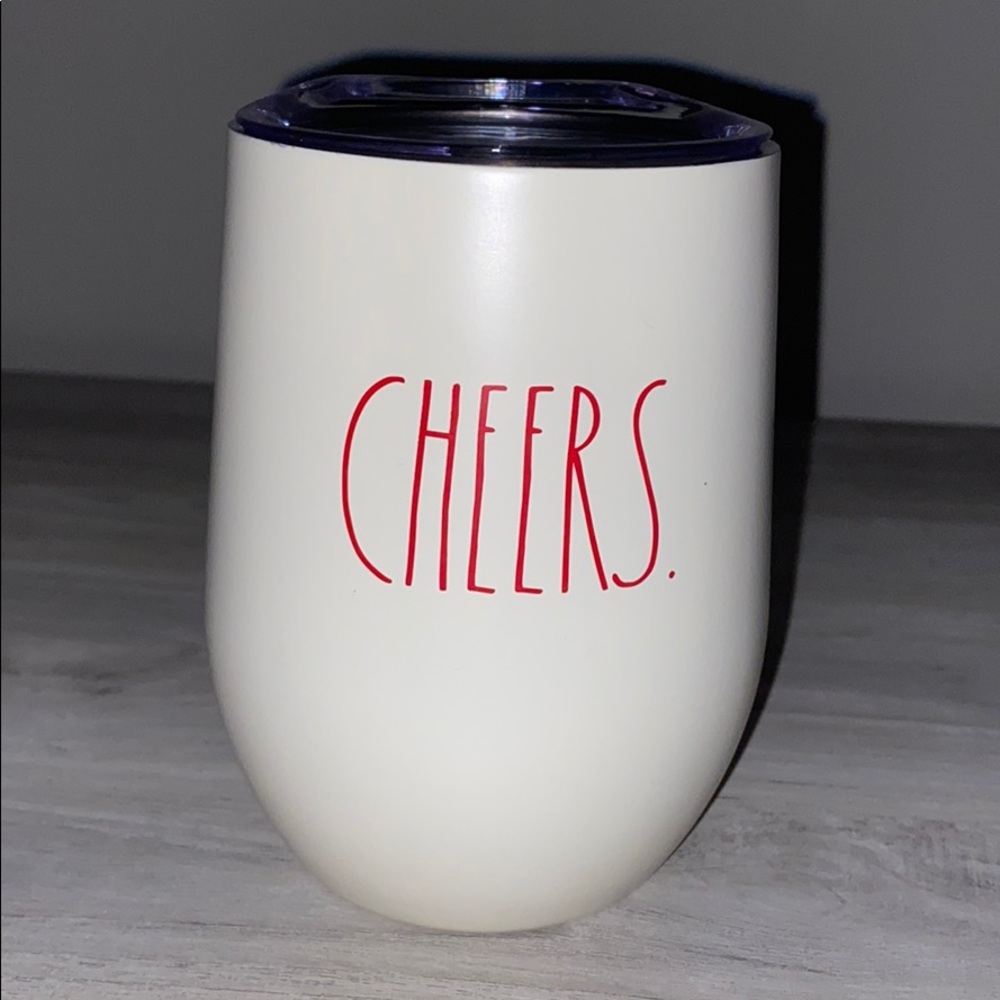 Rae Dunn “cheers” metal wine tumbler